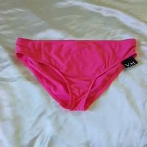 NWT New VM pink bikini swimsuit bottom